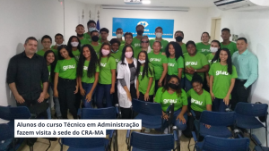 Read more about the article Alunos do curso Técnico em Administração fazem visita à sede do CRA-MA