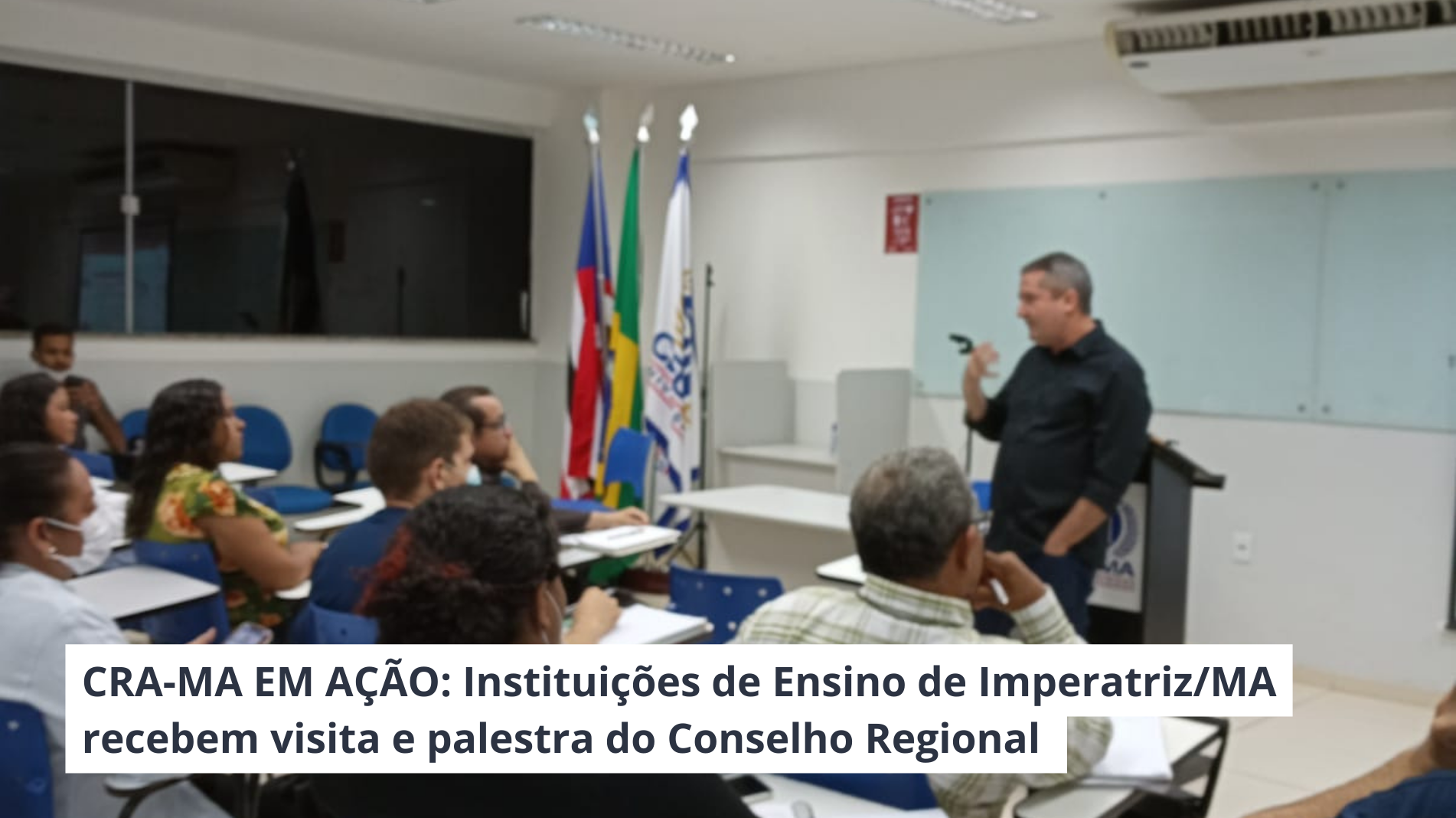 Read more about the article CRA-MA EM AÇÃO: Instituições de Ensino de Imperatriz/MA recebem visita e palestra do Conselho Regional de Administração