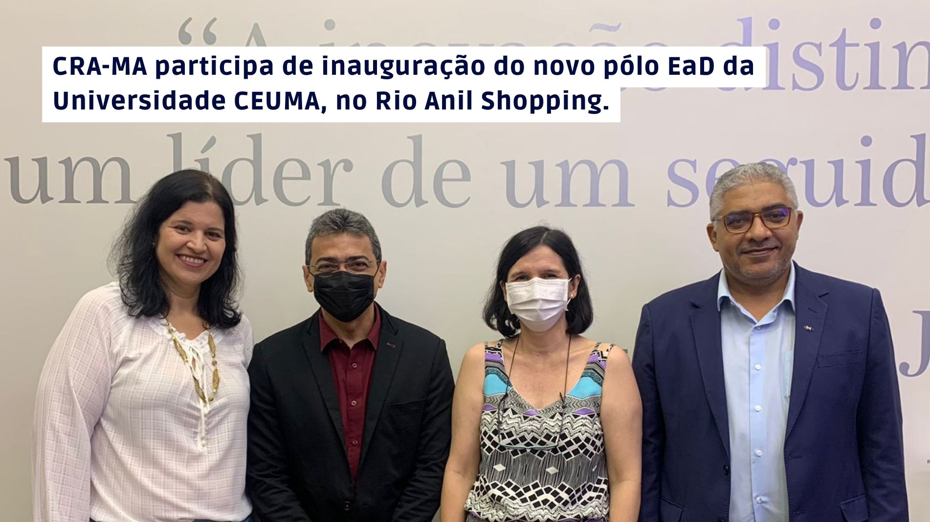 You are currently viewing CRA-MA participa de inauguração do novo pólo EaD da Universidade CEUMA, no Rio Anil Shopping